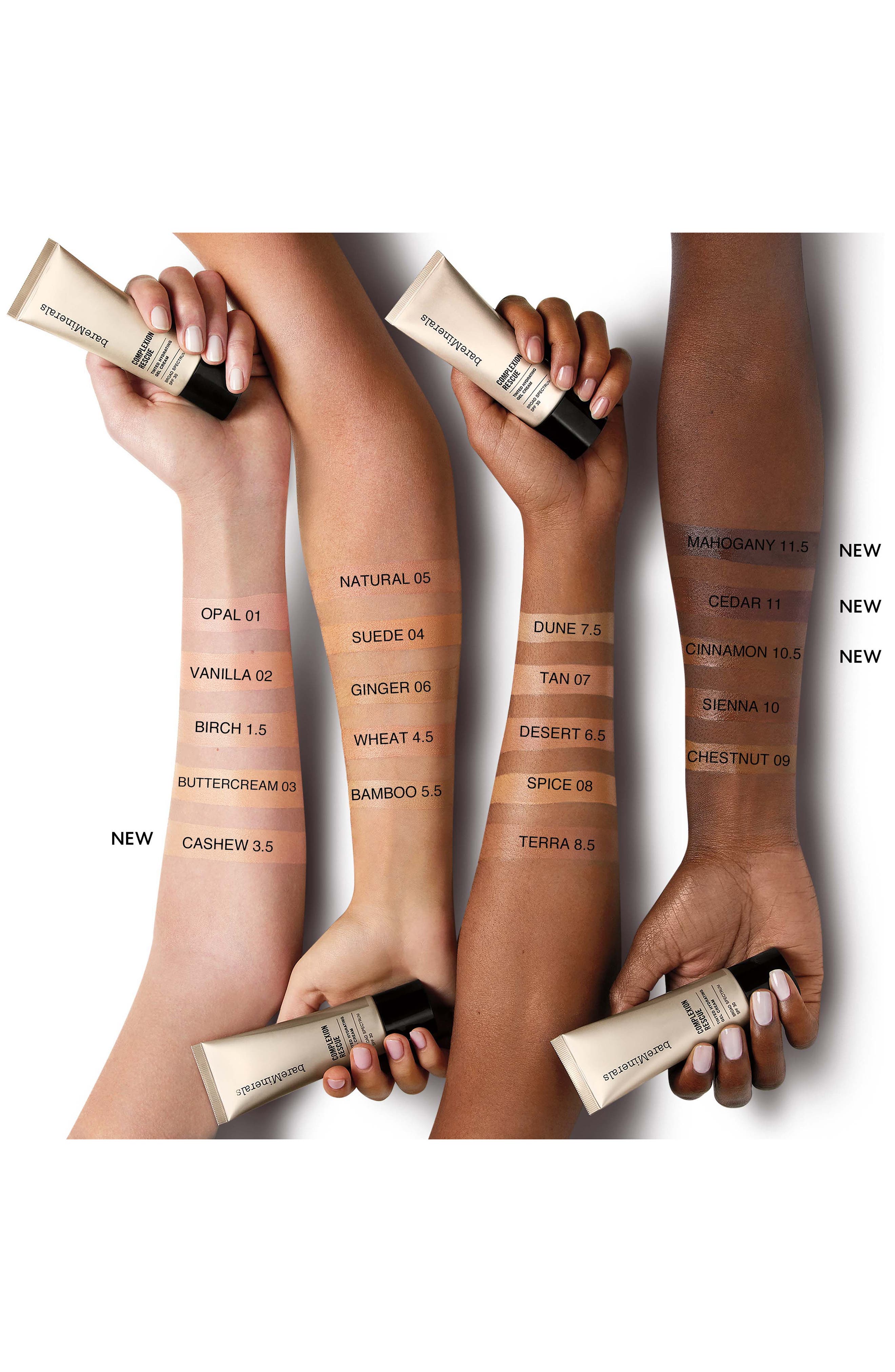 Bare Minerals Tinted Moisturizer Color Chart