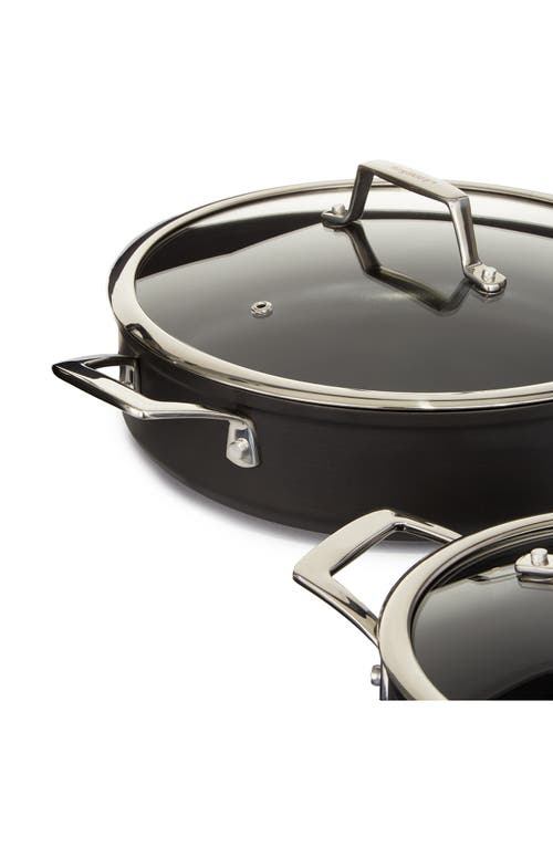 Berghoff Hard Anodized 10-piece Cookware Set In Black
