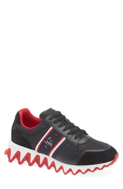 Christian Louboutin Nastroshark Low-top Sneakers In Black