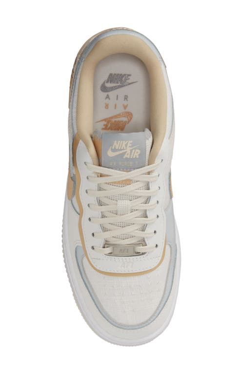 Shop Nike Air Force 1 Shadow Sneaker In Summit White/sesame-wolf Grey