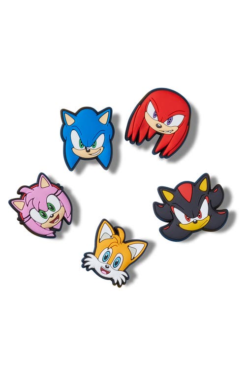 Shop Crocs Sonic The Hedgehog 5-pack Jibbitz Shoe Charms In White