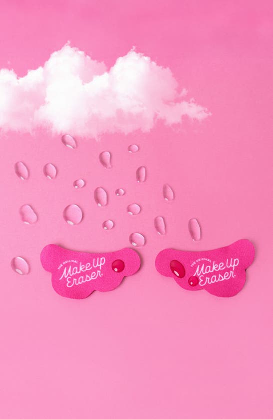 Shop The Original Makeup Eraser Cooling Clouds Makeup Eraser Undereye Patches In Pink