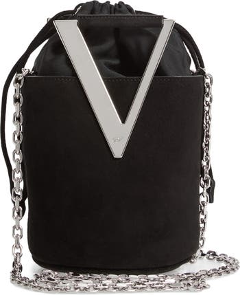 Roger Vivier Mini Leather Bucket Bag