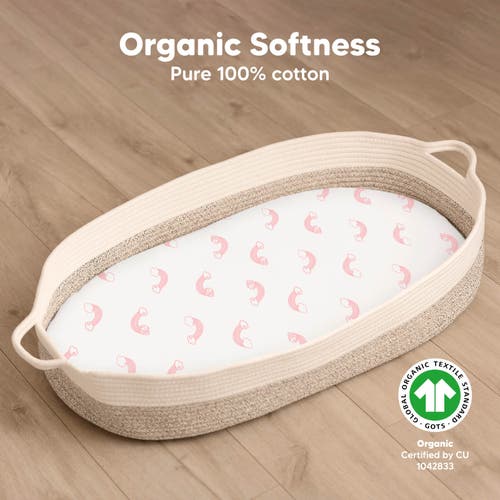 Keababies 2-pack Soothe Fitted Bassinet Sheets In Dreamland