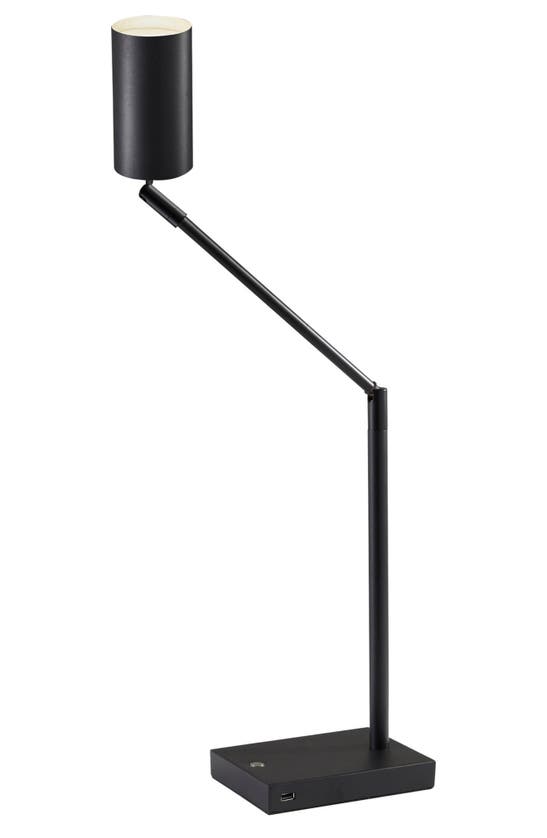 Adesso Lighting Colby Led Desk Lamp In Black Painted Metal