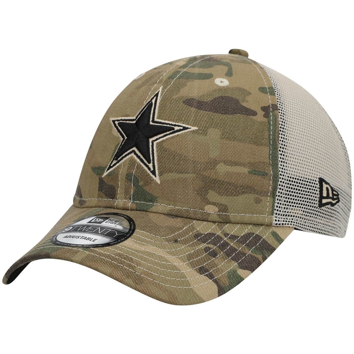 dallas cowboys camo fitted hat