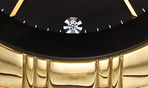 Geoffrey Beene Genuine Diamond Bracelet Watch, 41mm In Gold-tone