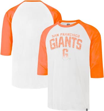 47 Men's '47 Cream San Francisco Giants City Connect Crescent Franklin  Raglan Three-Quarter Sleeve T-Shirt