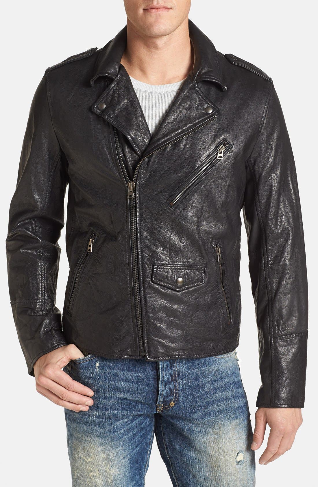 leather jacket levis