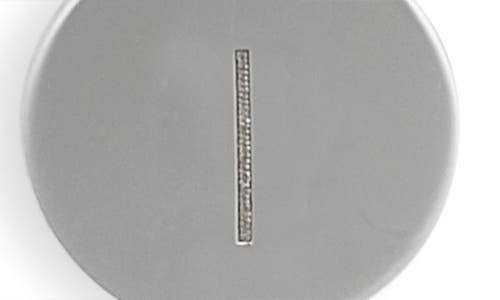 Meshmerise Initial Disc Charm Bracelet In White-i