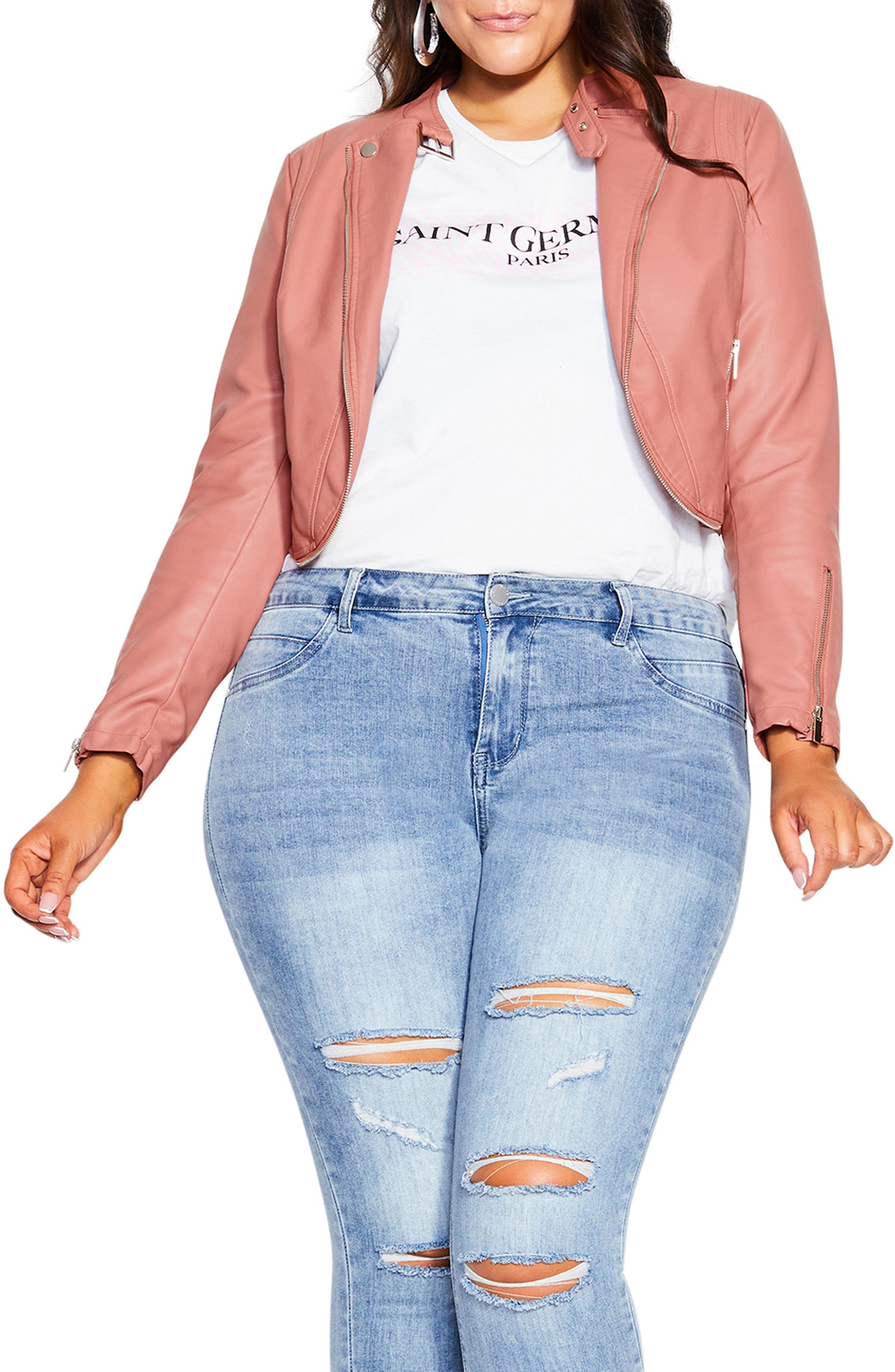 Women's Red Leather \u0026 Faux Leather 