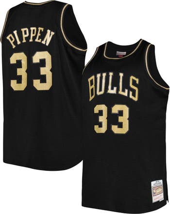 Chicago Bulls Scottie Pippen 1997-98 Hardwood Classics Alternate Swingman  Jersey By Mitchell & Ness - Black - Mens