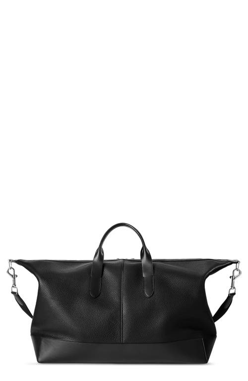 Shinola Canfield Classic Leather Duffle Bag in Black at Nordstrom