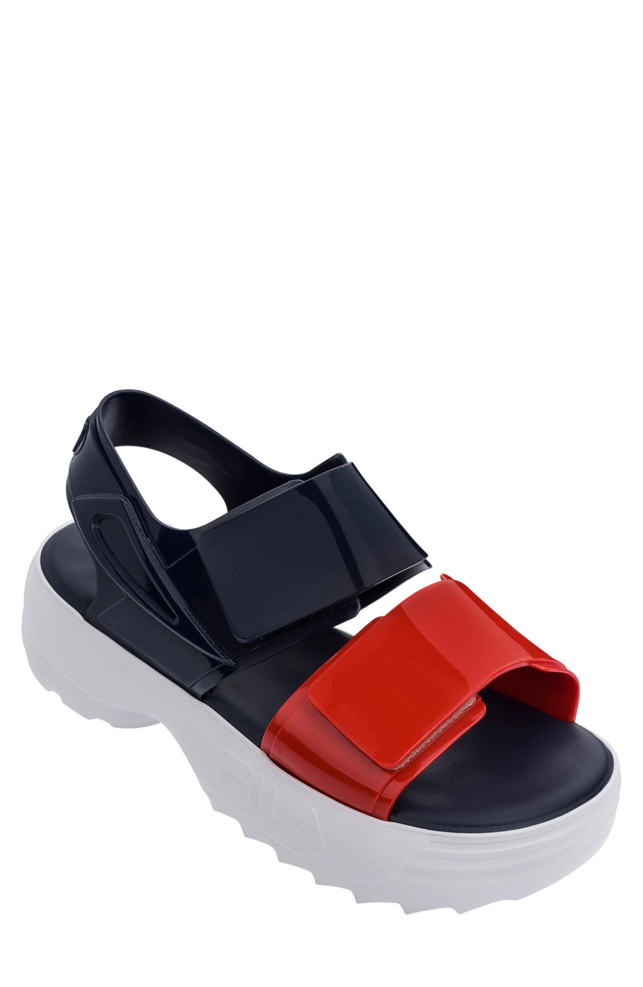 fila sandals platform
