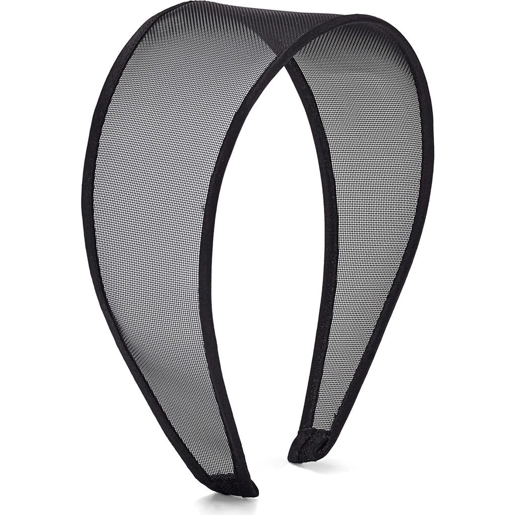 Lelet Ny Giselle Wide Mesh Headband In Black