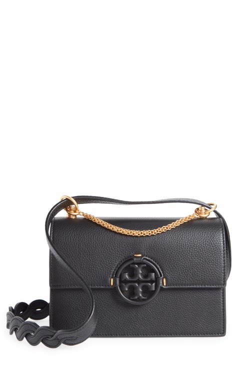 Tory Burch Metallic Pink Quilted Leather Flap Crossbody Bag Tory Burch