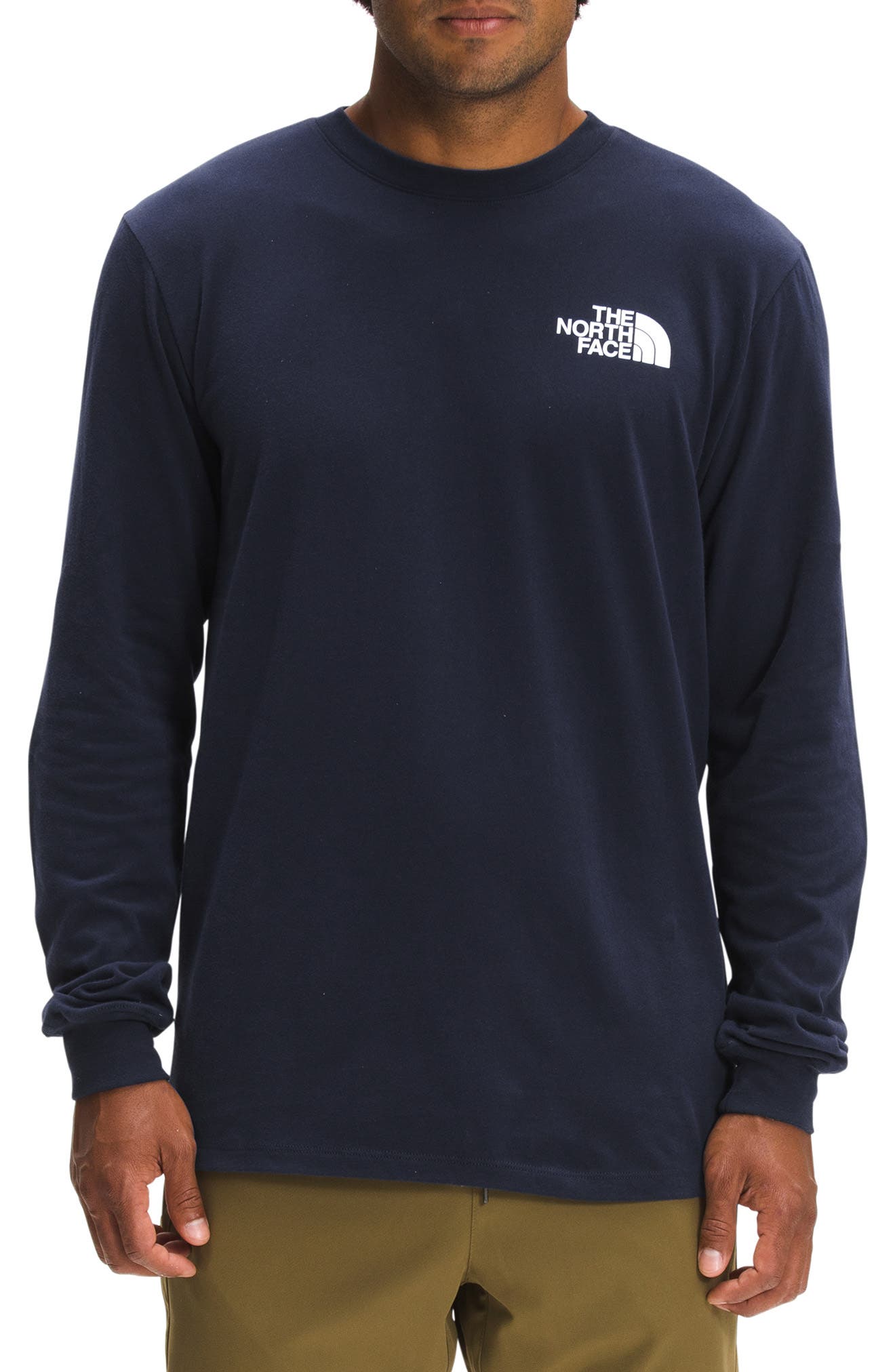 men's long sleeve north face t shirt