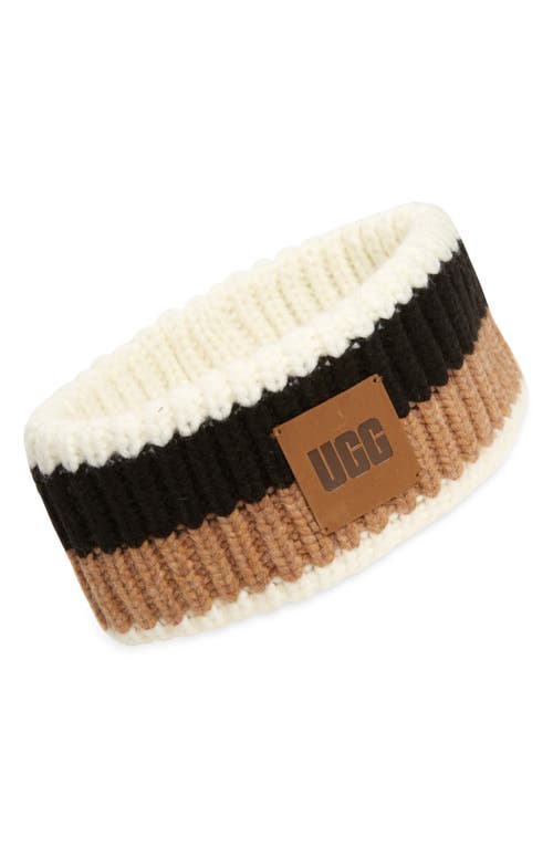 UGG(r) Chunky Rib Headband in Chestnut Multi