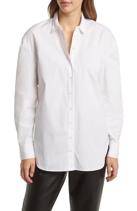 white poplin shirt | Nordstrom