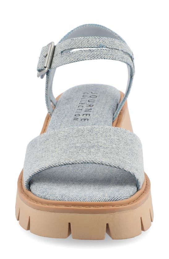 JOURNEE COLLECTION JOURNEE COLLECTION LUG PLATFORM SANDAL