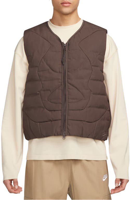 Nike Sportswear Tech Pack Therma-fit Adv Water Repellent Insulated Vest In Baroque Brown/baroque Brown