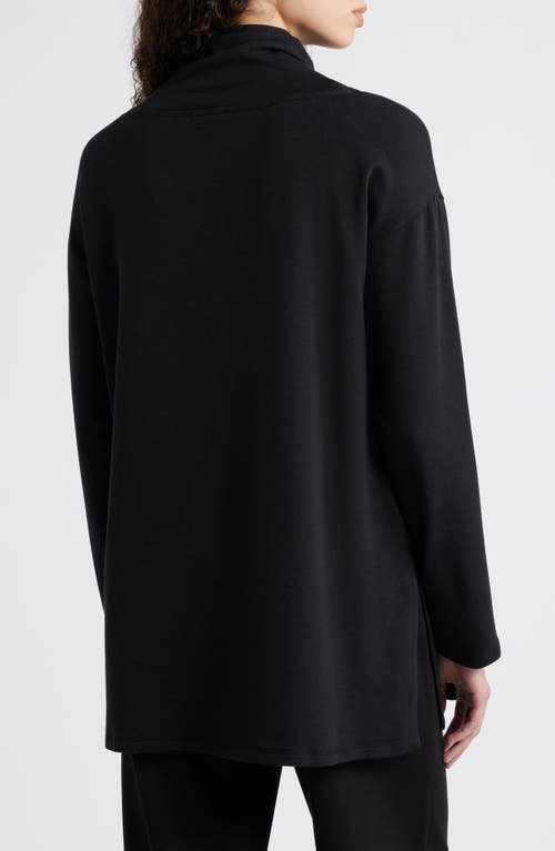 EILEEN FISHER EILEEN FISHER COWL NECK KNIT TOP 