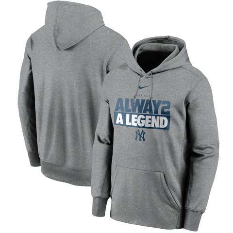 Nike MLB New York Yankees Nike Therma Bracket Icon Performance Fleece Sweat  Grey