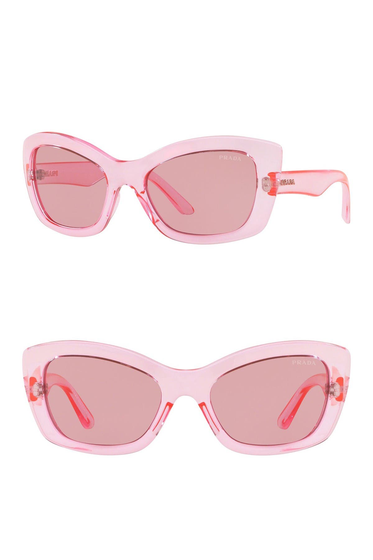 prada 56mm cat eye sunglasses