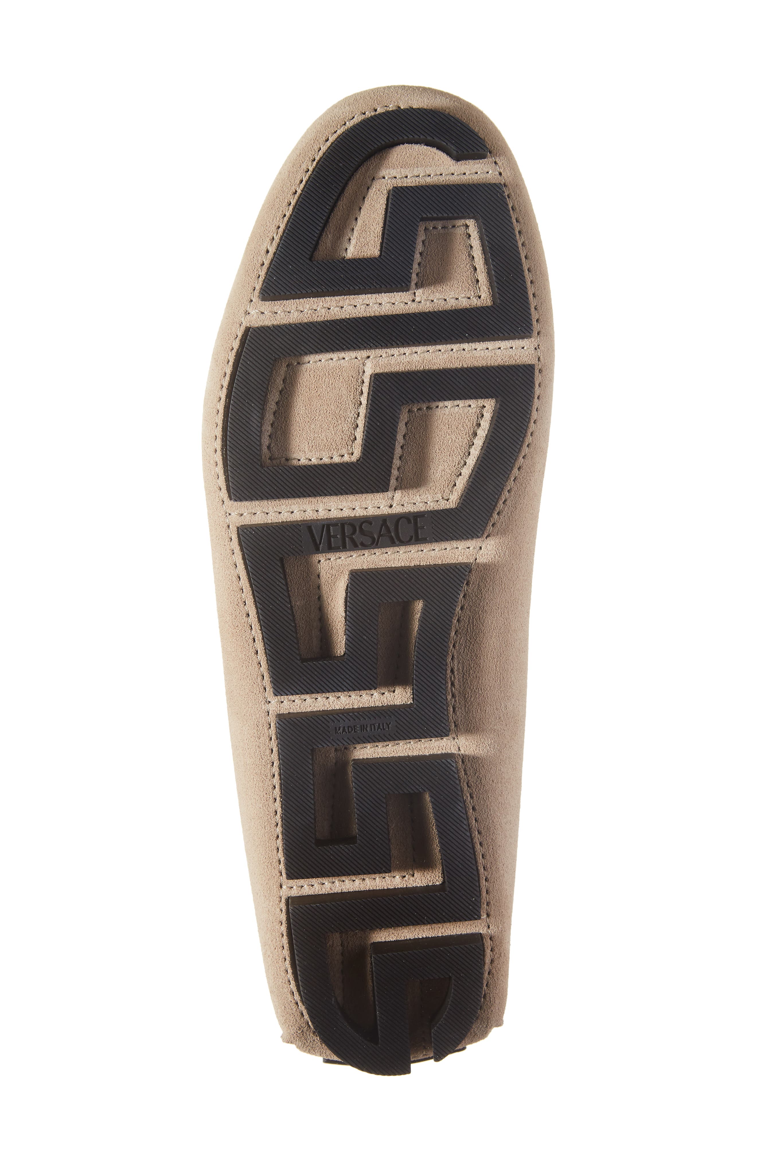 Versace Medusa Coin Penny Driving Loafer in Light Sand  display picture 1