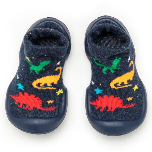 Shop Komuello Toddler Boy Sock Shoes In Dark Navy