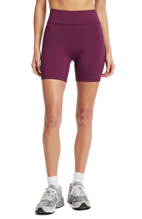Women's Purple Athletic Shorts