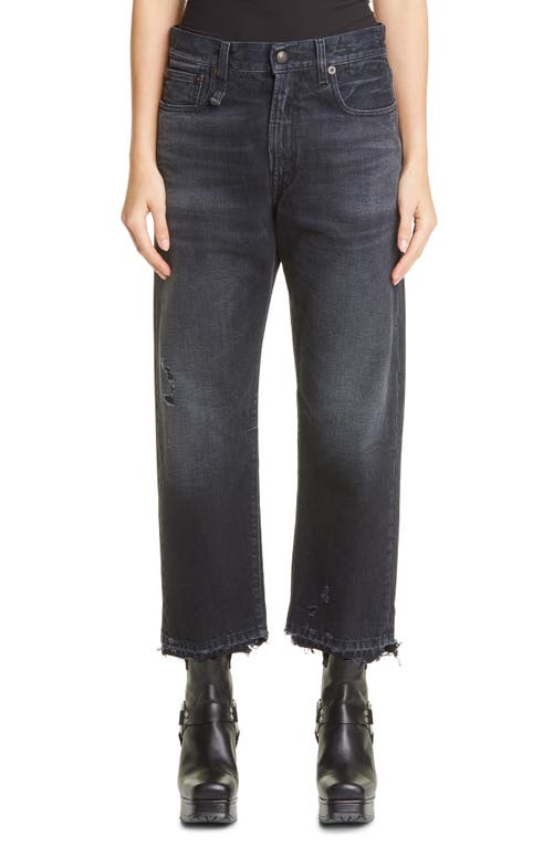 R13 Distressed Boyfriend Jeans Jake Black at Nordstrom,