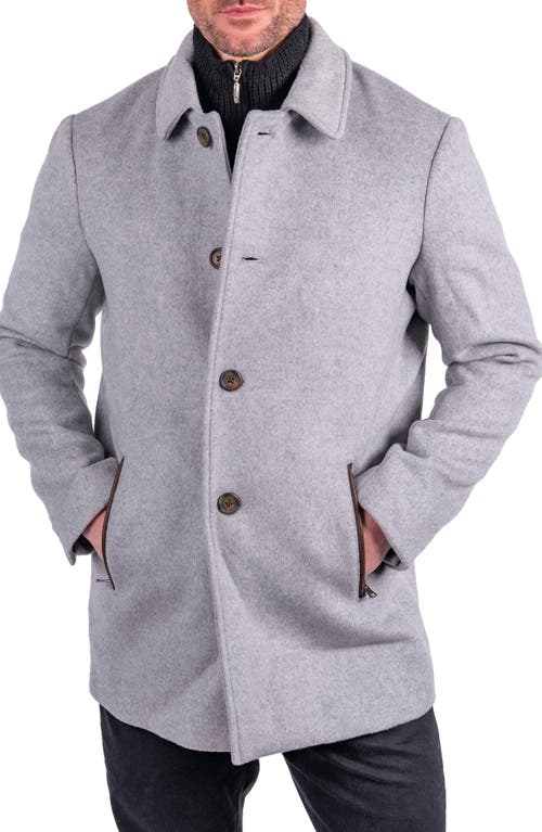 Rebel Wool Blend Topcoat in Ash