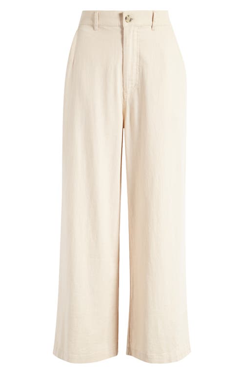 Jude Linen Blend Trousers in Sand