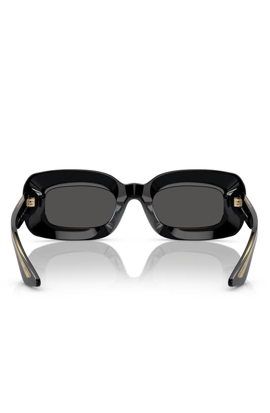 Shop Oliver Peoples 1966c 49mm Square Sunglasses In Black