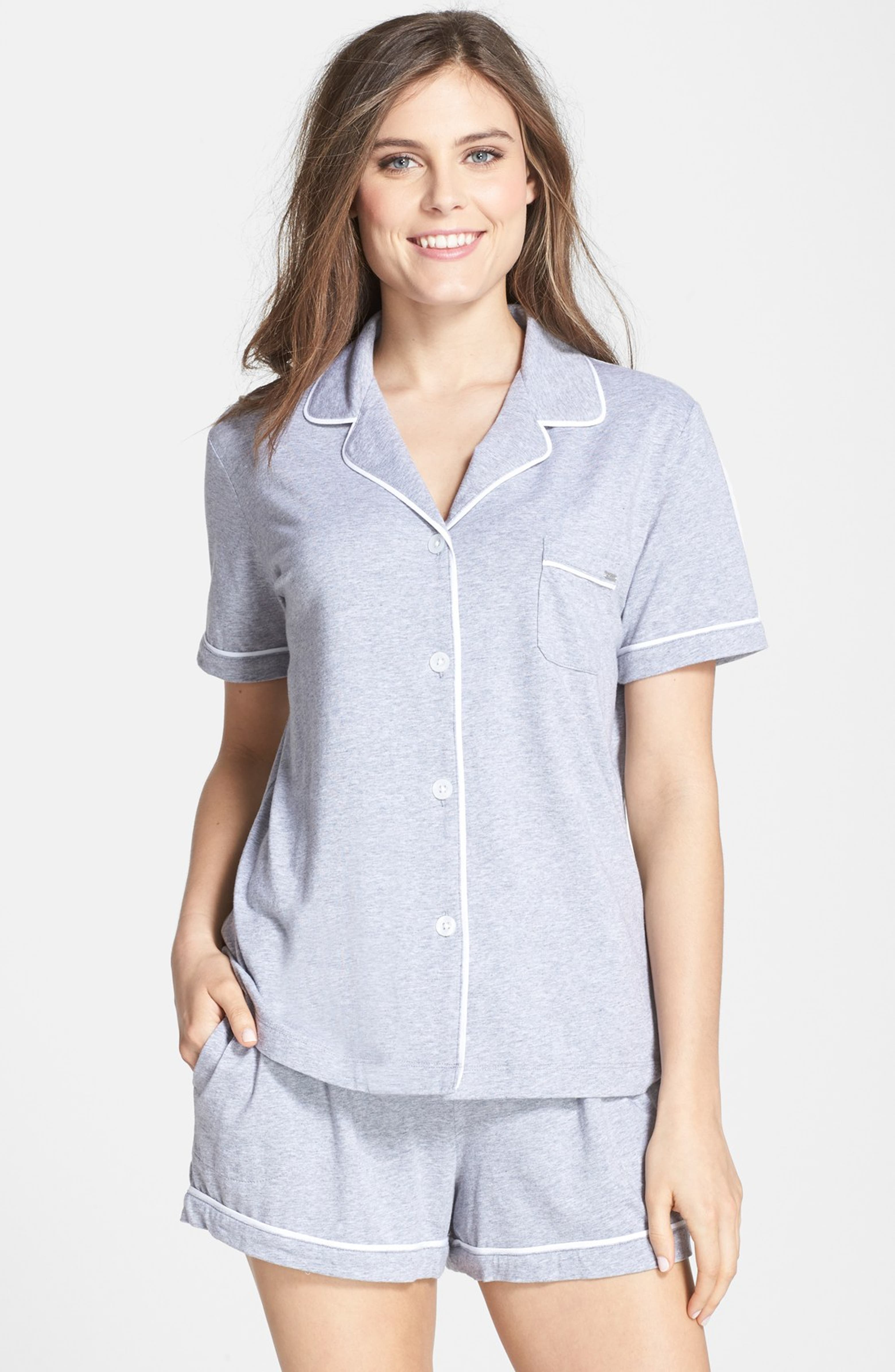 DKNY Jersey Shorts Pajamas | Nordstrom