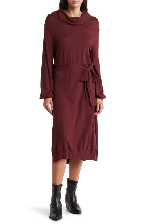 Nordstrom rack burgundy outlet dress