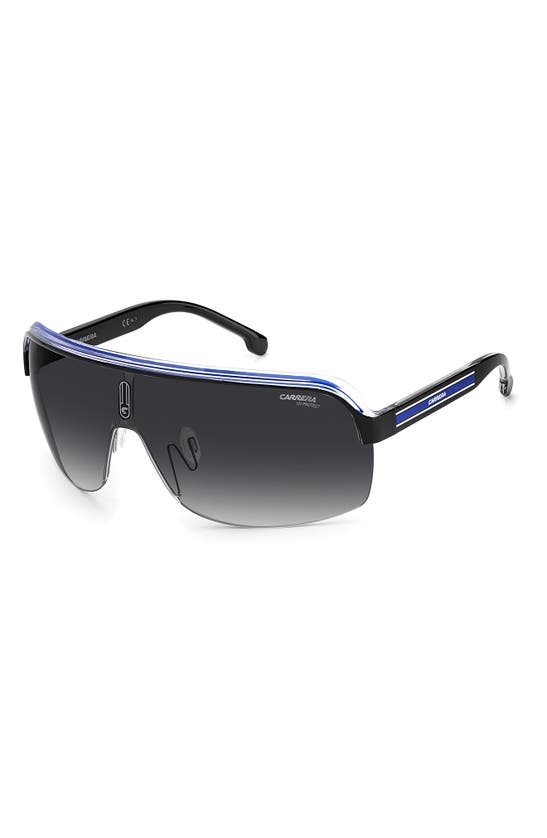 Shop Carrera Eyewear Carrera Shield Sunglasses In Oxford/ Blue