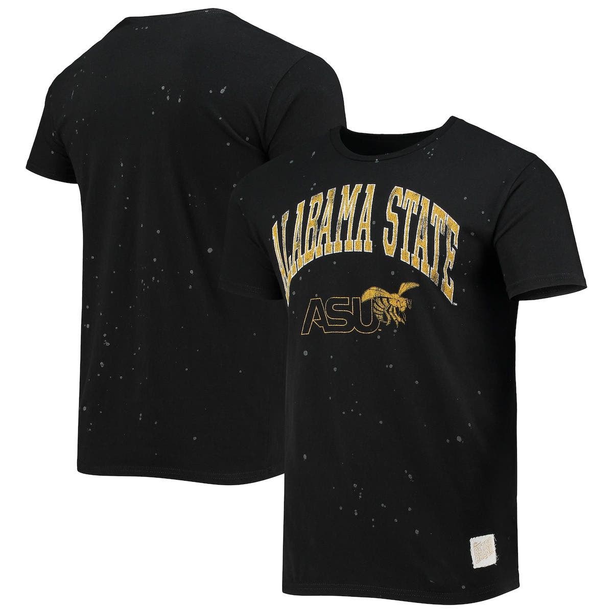 bleach splatter black shirt