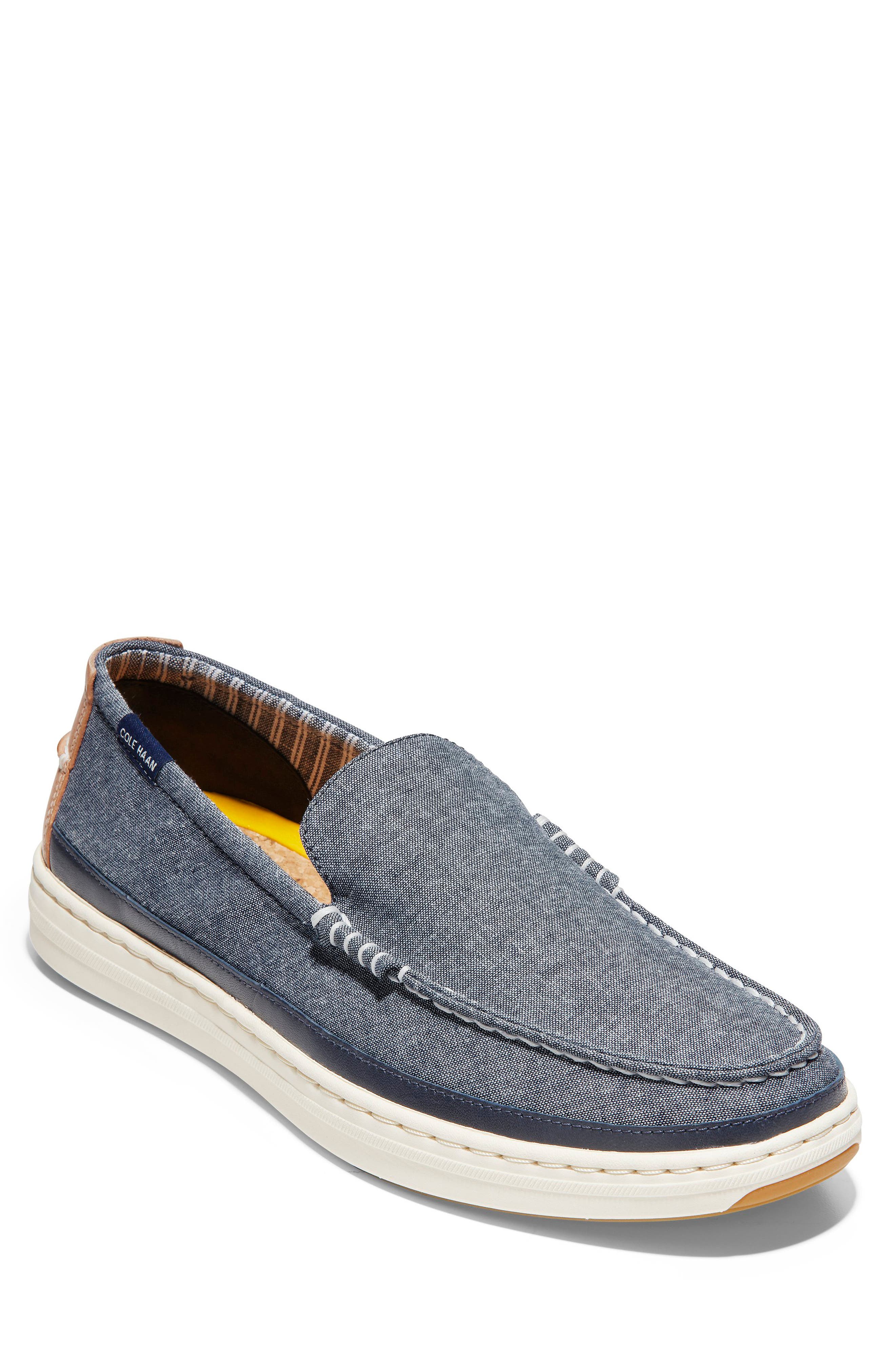 Cole Haan Men's Cloudfeel Weekender Slip-ons Men's Shoes In Blue ...