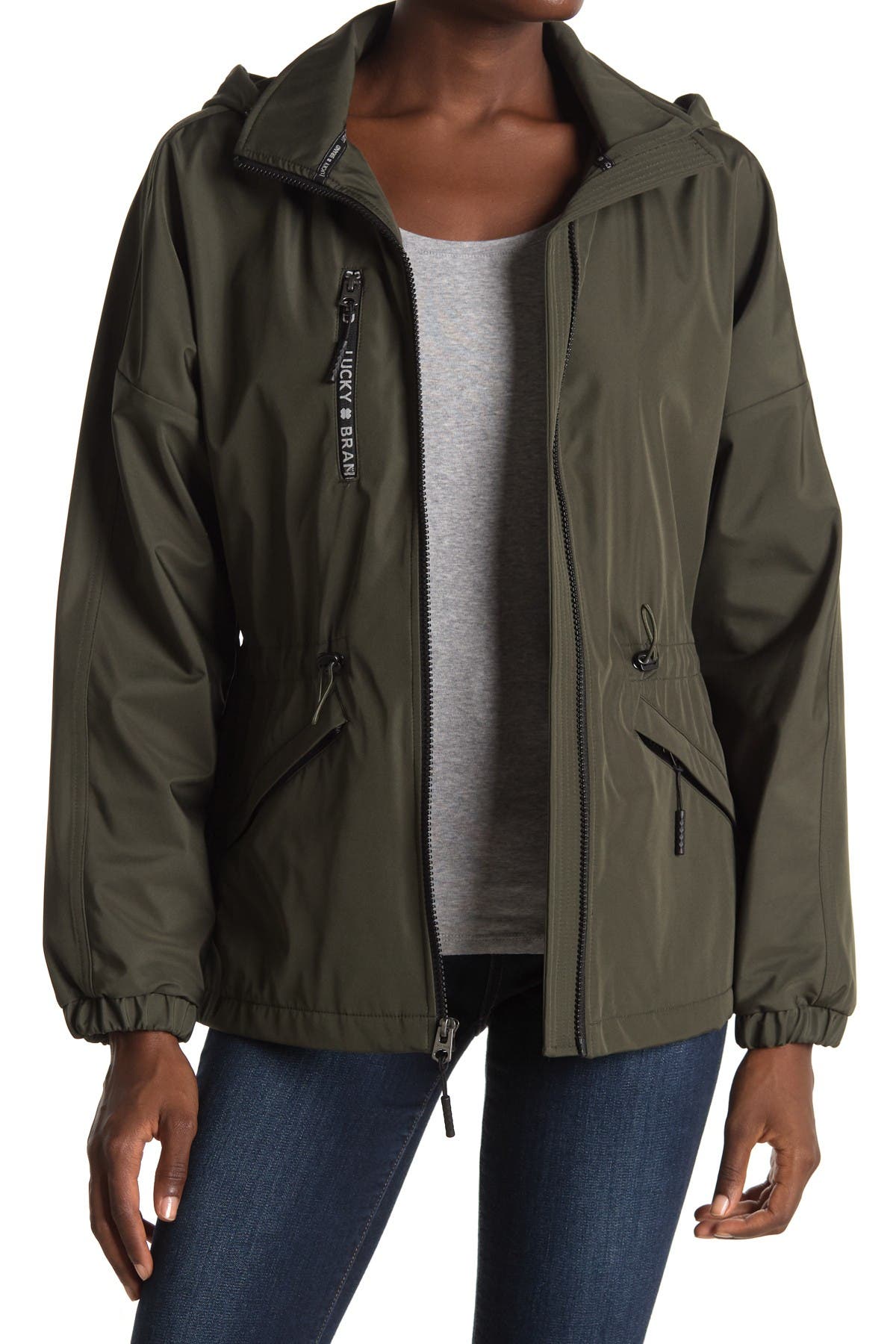 branded hoodie jacket