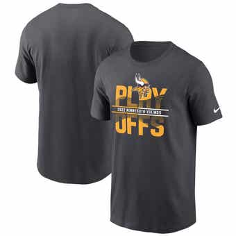 Men's Nike Anthracite Cincinnati Bengals 2022 NFL Playoffs Iconic T-Shirt