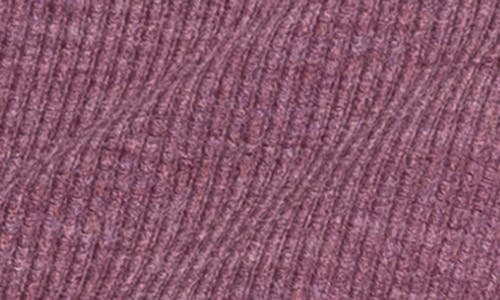 Thread & Supply Roxie Split Neck Knit Top In Eggplant