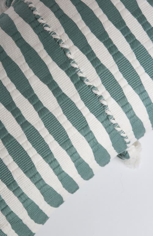 ARCHIVE NEW YORK ARCHIVE NEW YORK ANTIGUA CLASSIC STRIPED HANDWOVEN COTTON THROW PILLOW 