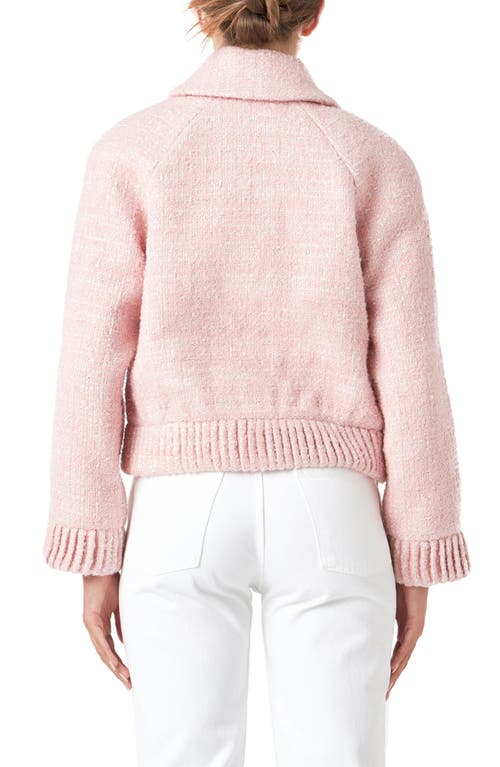 ENDLESS ROSE ENDLESS ROSE METALLIC TWEED JACKET
