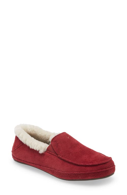 Ku'una Genuine Shearling Slipper in Lilikoi/Lilikoi