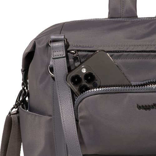 Baggallini Nolita Convertible Backpack In Smoke Twill