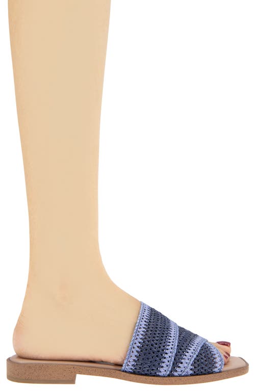 Bcbgeneration Lileen Slide Sandal In Blue-light Blue