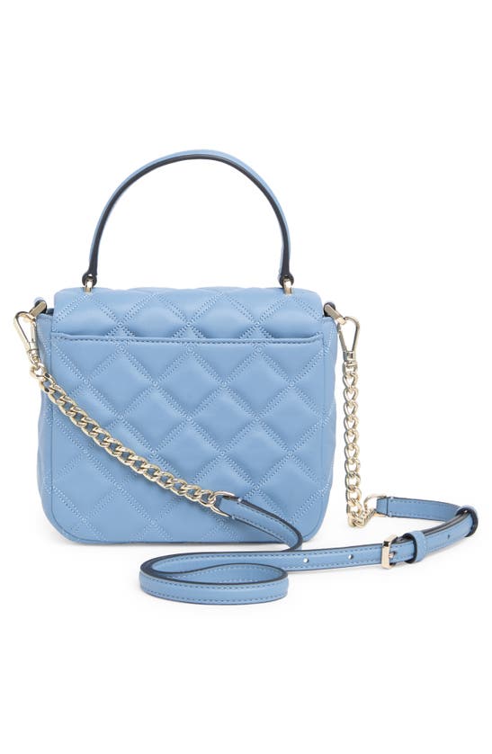Shop Kate Spade Natalia Quilted Square Crossbody Bag In Dusty Blue
