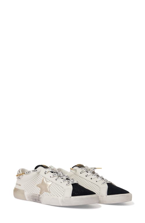 Vintage Havana Mag Sneaker In White/black Muti